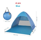 Lixada Automatic Instant Pop Up Beach Tent Lightweight Outdoor UV Protection Camping Fishing Tent Cabana Sun Shelter