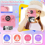 Instant Print Camera With 32G Card Thermal Photo Printing Digital Children Camera Video Photography Educational Toy Kids Gift Lootquake LLC