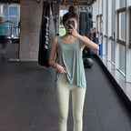 Women's Beautiful Open Back Loose fit Top THRIXINE
