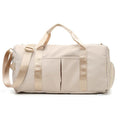 Stride Chic: Women's Gym Bag w/Shoe Spot THRIXINE
