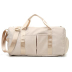 Stride Chic: Women's Gym Bag w/Shoe Spot THRIXINE