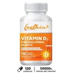 Vitamin D3 50000 IU - Immune Support, Promotes Muscle Health, Bones and Nervous System Health Lootquake LLC