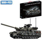 Military WW2 MOC Leopard 2A7 Army Main Battle Tank Soldiers Building Blocks Bricks M1 T90M Tank Set For Children Boys Gifts Lootquake LLC
