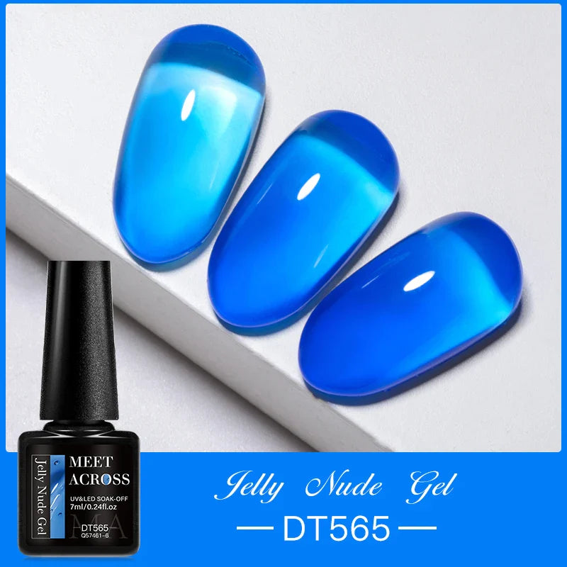 7ml Milky Jelly White Gel Nail Polish Natural Luster Long Lasting Nail Art All for Home DIY Manicure Soak Off UV LED Gel Vernis Lootquake LLC