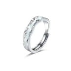 New Enamel Luminous Adjustable Finger Ring Vintage Luxury Love Couples Rings Glow In Dark Y2K Jewelry Valentine's Day Gifts