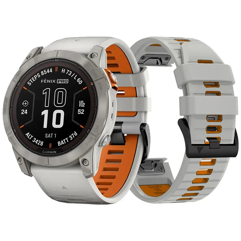 Garmin Soft Silicone Band - QuickFit Stylish and Comfortable - SJB-DIAMOND ELITES