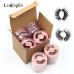 4/100 Pairs Wholesale Fake Lashes 3D Mink Eyelashes Fluffy Dramatic Lashes Cruelty Free False Eye lashes Makeup Tools maquillaje Lootquake LLC
