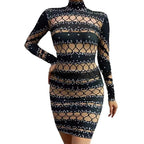Striped Diamond Business Dress Vintage Classic Designer Clothing Stunning Party Streetwear  Sexy Beach Dress Women Clothing Lootquake LLC