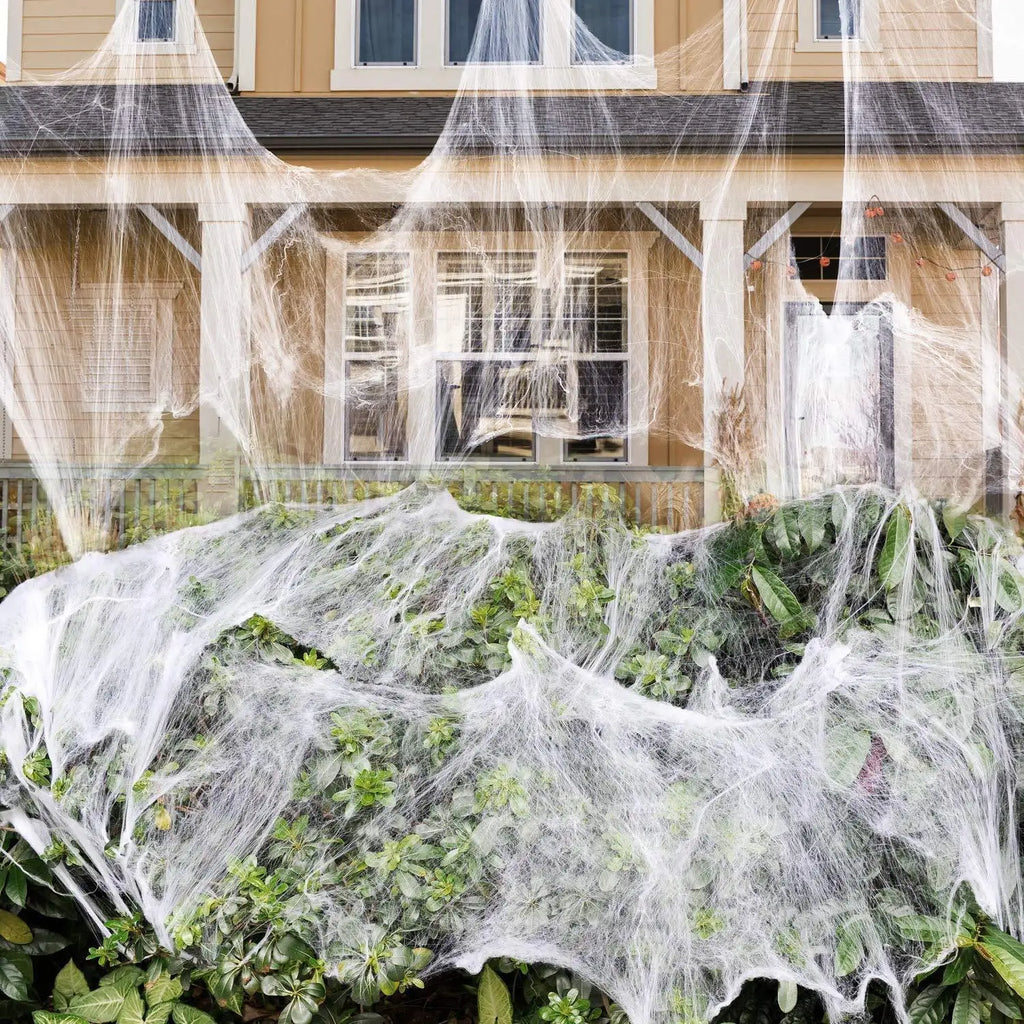 Halloween Decoration Party Accessories Decorations for Events Scream Festa Spider Web Black Outdoor Props Haunted House Spider Lootquake LLC