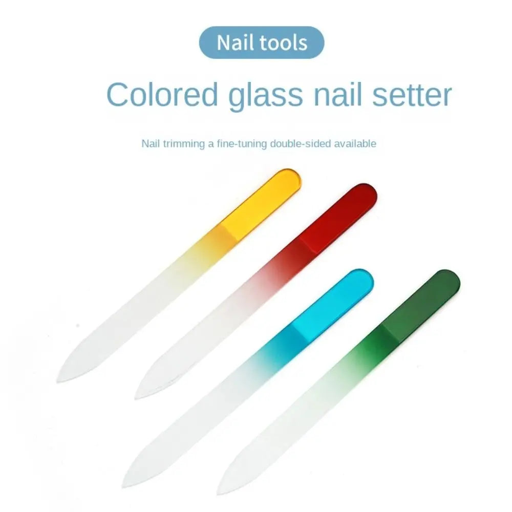 Nano Glass Nail Files Professional Polishing Manicure Art Tool Washable make nails brighten easily like nail polish Lootquake LLC