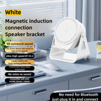 Bluetooth Speaker Adjustable Desktop Lazy Tablet Bracket Support Portable Wireless Speaker Phone Holder Stand with RGB Light Lootquake LLC