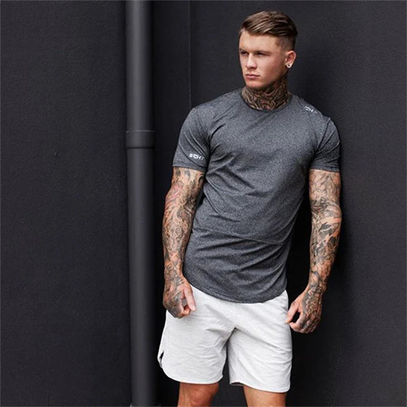 Cotton Casual Shorts Men Gym Fitness Running Sportswear - SJB-DIAMOND ELITES