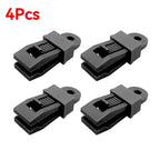 Adjustable Heavy Duty Lock Grip for Tarp Shade Cloth Reusable Clamp for Curtains Windproof Camping Tent Clip Hook Tarpaulin Clip