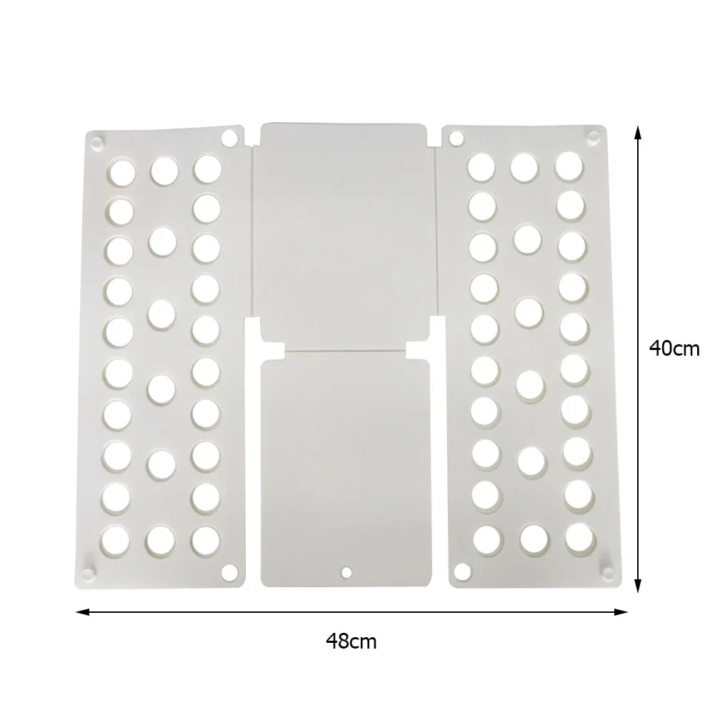 Plastic Clothes Folding Board Easy and Fast Kids Laundry Folder Shirt Folding Board Home Storage Tool for Kid Children Adults Lootquake LLC