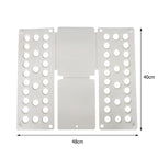 Plastic Clothes Folding Board Easy and Fast Kids Laundry Folder Shirt Folding Board Home Storage Tool for Kid Children Adults Lootquake LLC