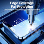 2PCS 9H Tempered Glass For iPhone 13 Pro Max 12 11 X XR XS 7 8 8P Max Full Cover Ultra-HD Screen Protector for iPhone 13 Tempered Glass Film with Auto Alignment Tool Easy Installation 99% HD Clear 9H Hardness Bubble Free Screen Protector For iPhone Stevvex