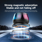 Wireless Bluetooth speaker Gift Magnetic bracket portable High-sound quality TWS interconnected LED color light mini speaker Lootquake LLC