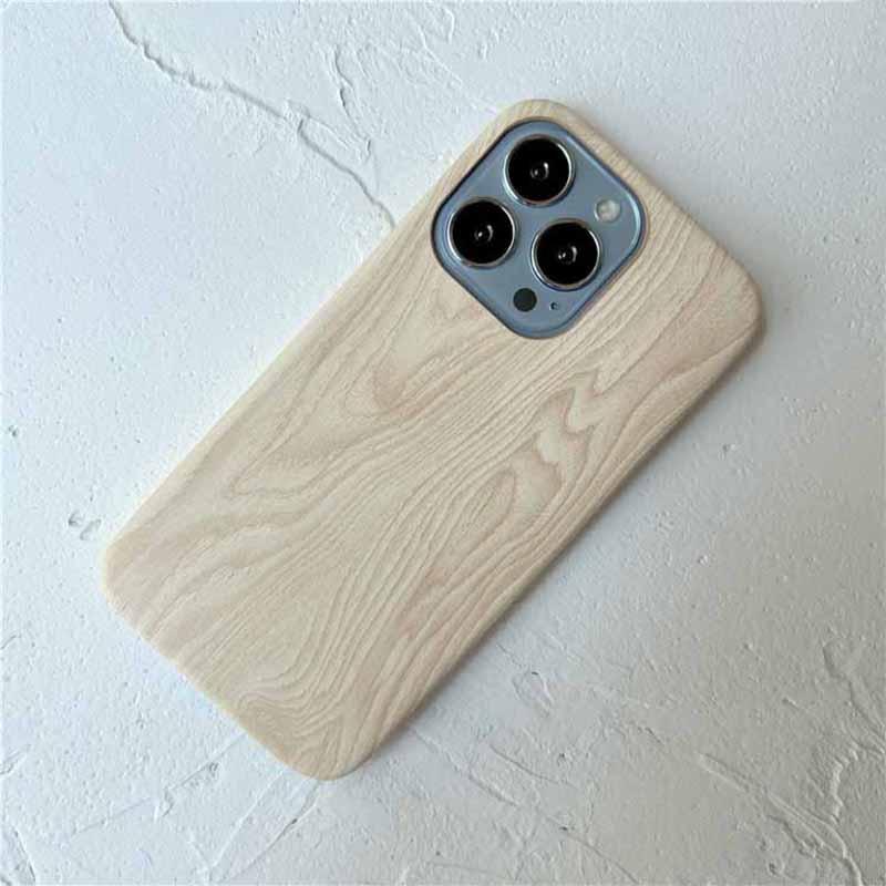 Retro Ultra Thin Wooden Texture Phone Cases For iPhone 14 13 12 11 Pro Max XS MAX XR XS X 7 8 Plus anti-skid Soft Cover Vintage Wooden Unique Classy & Fully Protective Phone Case Stevvex