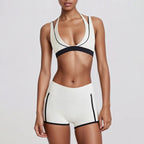 ZenFit DuoTone V-Neck Yoga Set THRIXINE