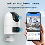 4K PTZ IP Camera Outdoor Waterproof Dual Lens 5G WiFi Security Camera Auto Tracking Video Surveillance Camera Baby Monitor Lootquake LLC