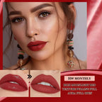 QIBEST 10 Colors Nude Matte Liquid Lipstick Waterproof Silky Lip Gloss Non-Stick Cup Lasting Purple Red Lip Tint Durable Makeup Lootquake LLC