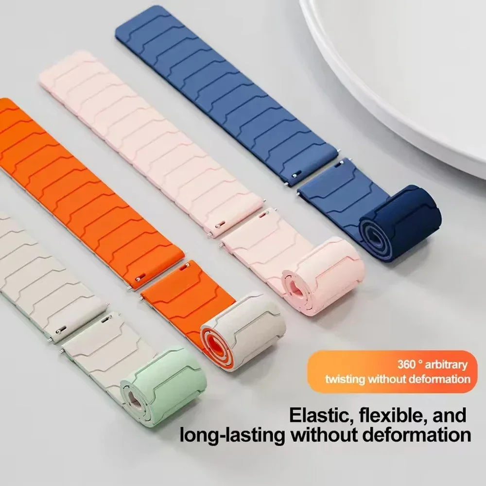 Polar Magnetic Silicone Watch Band - Unisex Sports Strap