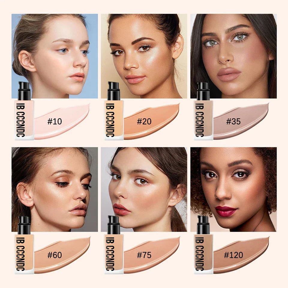 High Coverage Foundation Foundation Face Cream Cosmetic Foundations Makeup Waterproof Mist Korean Makeup Base Make Up Cc Bb Full Lootquake LLC