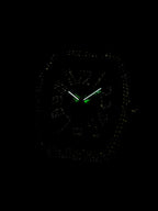 Luxury Diamond wristwatch for women Fasion and elegant quartz watch with silicone watchstrap Waterproof luminous Tonneau watch