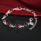Fashion charm 925 Sterling Silver Bracelet for man woman Twisted rope chain fine jewelry Wedding party Christmas gift Lootquake LLC
