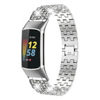 Fitbit Charge 5 6 3 4 Metal Band - Stylish Durable Strap - SJB-DIAMOND ELITES