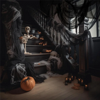 A36T-Halloween Horror Decorations Halloween Partys Decorations Suitable For Tables, Trees, Garden Gates, Haunted Houses