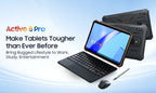 Blackview Active 8 Pro 16GB 256GB Tablet PC 22000mAh Battery Android 13 10.36" inch 2.4K Display 16MP+ 48MP Camera Rugged Tablet Lootquake LLC