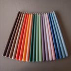 30CM Taper Candle 4 Pack - Home Interior Long Burning Dripless and Smokeless Candles Unscented - Valentines Candles for Home Lootquake LLC