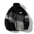 Men's Jacket Oversize Contrast Color Coat Warm Male Outwear Winter Parkas Jacket Men's Clothes Pi-Mart