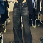 Pantalon Femme Autumn Winter Wide Leg Pants High Waisted Loose Jeans Woman Vintage Street Fashion Harajuku Y2K Pant Trousers Lootquake LLC