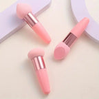 3Pcs Makeup Sponge Beauty Foundation Blending Sponge Makeup Sponge Wedge Foundation Sponges With Handle Cosmetic Blender Profess Lootquake LLC