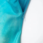Gradient Long Dress Women Elegant One Shoulder Sleeveless Party Dress Female 2024 Summer Backless Tie-dye Lady Mermaid Robe