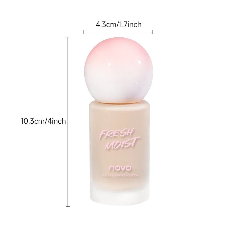 2-color Liquid Foundation BB Cream - Matte Cream, Long-lasting 24-hour Coverage Waterproof, Sodium Hyaluronate and Vitamin E Lootquake LLC