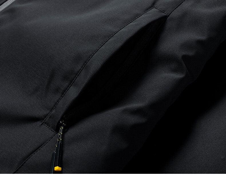 Warm Comfortable Men Winter Windproof Warm Thick Fleece Jacket Men Fashion Casual Coat Unique Design Warm Men's Jacket Men Autumn Outdoor Classic Soft Jacket For Hiking Fishing Travel Stevvex