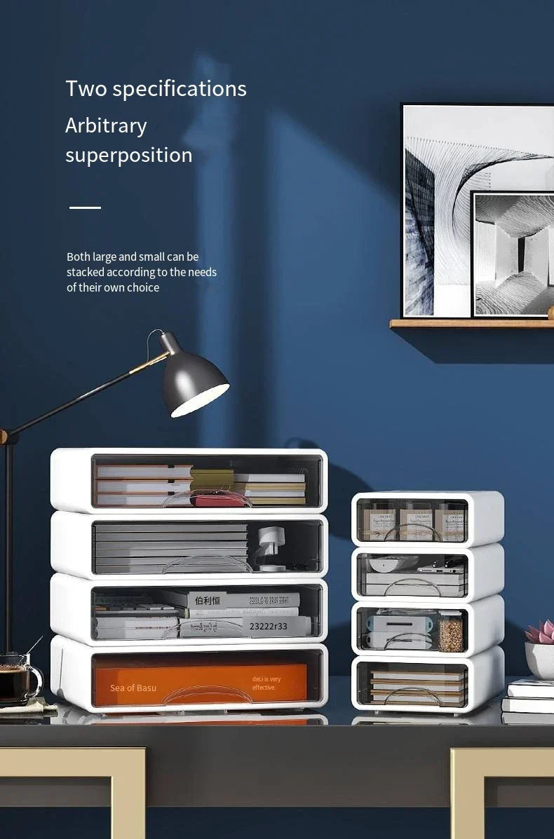 Storage Drawers Desk Organizer Box Desk Stationery Drawer Storage Toiletries Organizer Box Clutter Desk Shelving Home Storage Lootquake LLC
