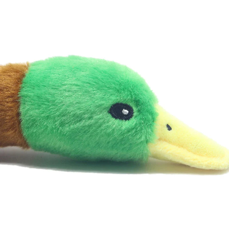 Cute Plush Duck Sound Pet Toys Stuffed Squeaky Animal Squeak Dog Toy Cleaning Tooth Dog Chew Rope Toys Pet Dog Accessories Toys Lootquake LLC