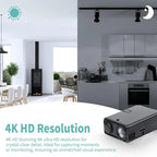 New 4K WiFi Wireless Security Camera Indoor Surveillance Monitor Motion Detection Remote View Home Security Protection Camcorder