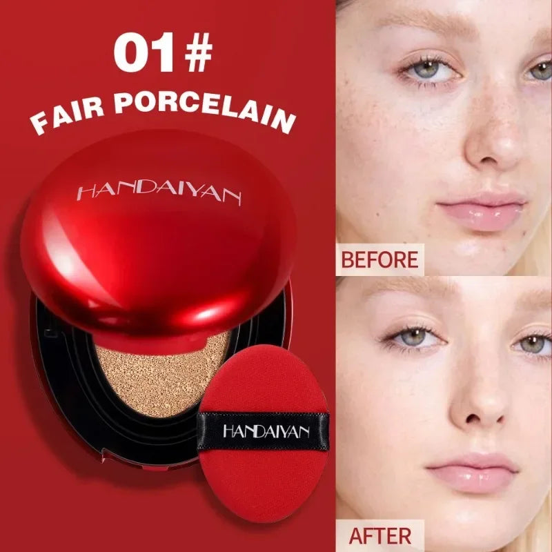 Face Air Cushion Foundation 6 Colors Concealer Foundation Lasting Full Coverage Liquid Foundation Moisturizing BB Cream Makeup Lootquake LLC