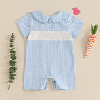 Infant Easter Bunny Romper Sleeveless Round Neck Train Embroidery Jumpsuit Baby Boy Newborn Playsuit Outfit Costume Lootquake LLC