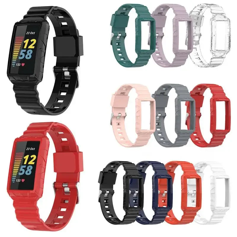 Fitbit Charge 5 6 Silicone Strap - Comfortable, Flexible