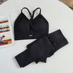 Women's Seamless High Waist Yoga Gym Set THRIXINE