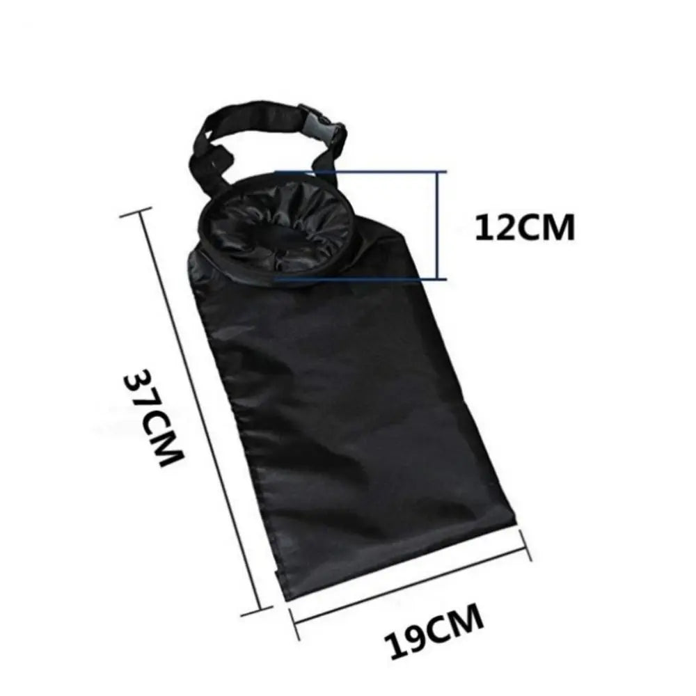 Trash Holder Car Waste Bins Litter Bag Rubbish Container Garbage Storage Black Oxford Cloth Car Dustbin Car