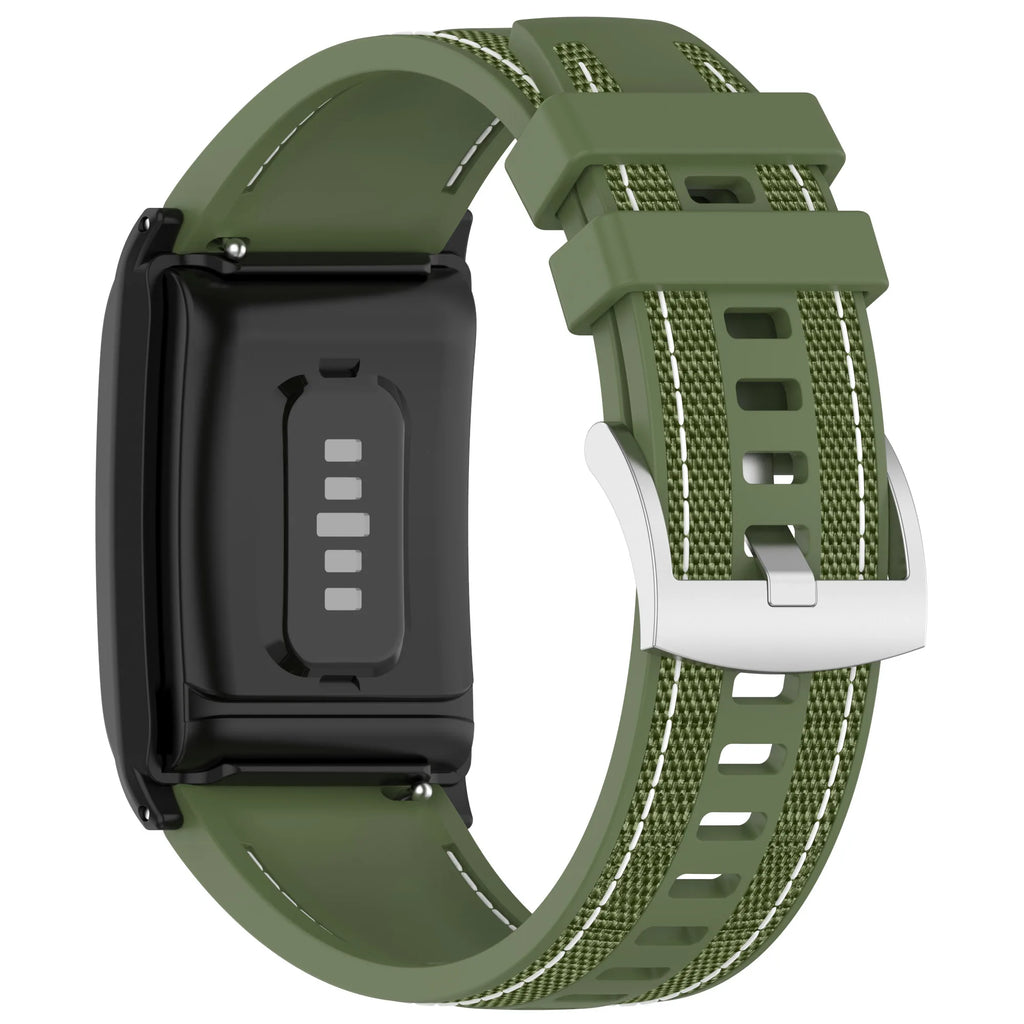 WHOOP 5.0 / 4.0 / 3.0 Nylon Silicone Band - Breathable