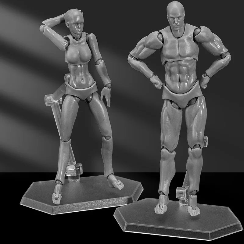 Articulated Human Figma Figurine Drawing Sketch People Statues Art Painting Joint Figurine Sculpture Decoration Desk Accessories