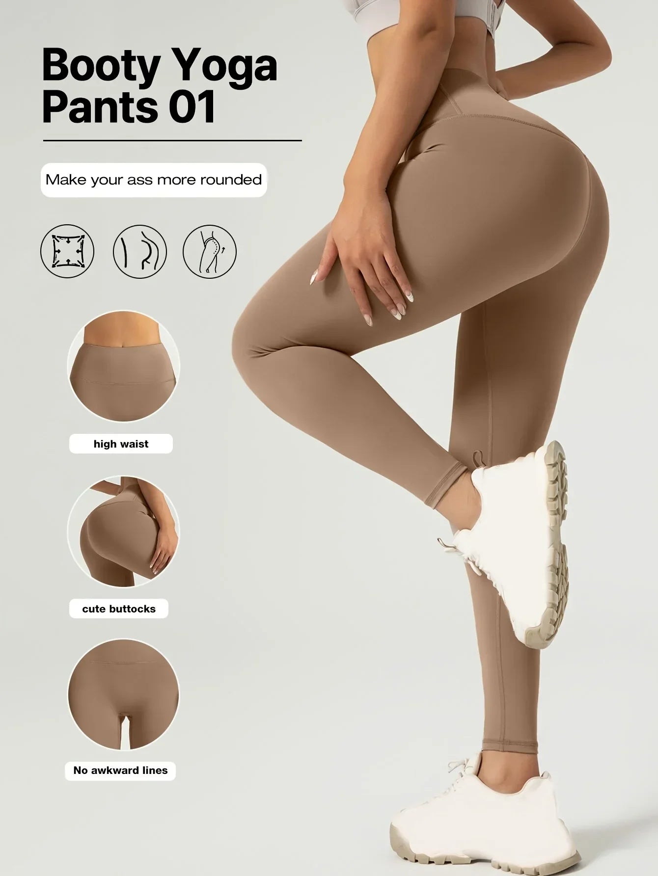 ElevateFit High-Waist Shaping Yoga Leggings - SJB-DIAMOND ELITES